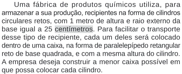 Trecho original com figura, tabela ou fórmula da questão 152 do ENEM 2024 - 2º Dia – Caderno 11 – Laranja (braile e ledor) – Reaplicação/PPL.