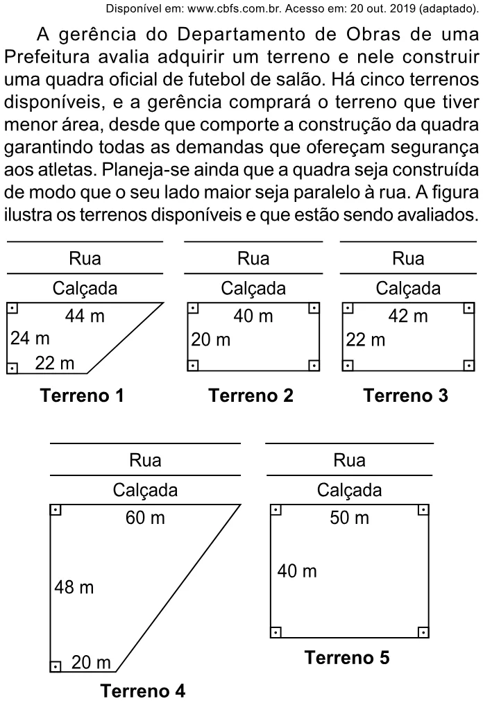 Trecho original com figura, tabela ou fórmula da questão 152 do ENEM 2023 - 2º Dia – Caderno 6 – Cinza – Reaplicação/PPL.