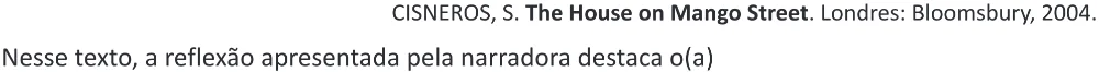 Trecho original com figura, tabela ou fórmula da questão 2 (inglês) do ENEM 2025 - 1º Dia – Caderno 9 – Laranja (Braile e ledor) – Aplicação Regular - (Ampliada) - Belém, Ananindeua e Marituba.