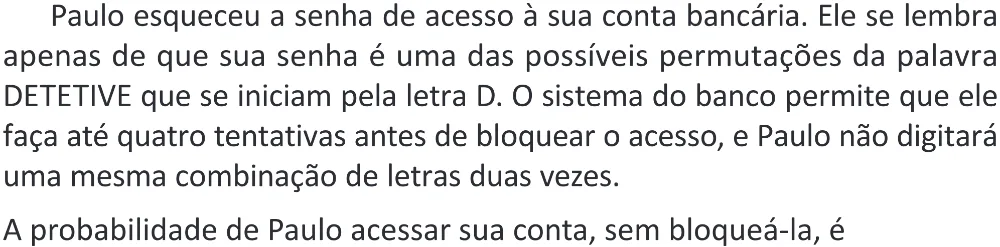 Trecho original com figura, tabela ou fórmula da questão 149 do ENEM 2025 - 2º Dia – Caderno 11 – Laranja (Braile e ledor) – Reaplicação - (Superampliada).