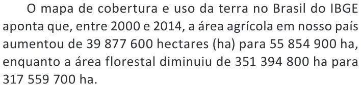 Trecho original com figura, tabela ou fórmula da questão 156 do ENEM 2025 - 2º Dia – Caderno 6 – Cinza – Aplicação Regular - Belém, Ananindeua e Marituba.