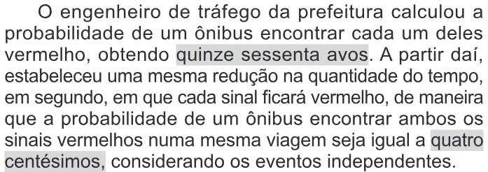Trecho original com figura, tabela ou fórmula da questão 174 do ENEM 2024 - 2º Dia – Caderno 11 – Laranja (braile e ledor) – Aplicação Regular.