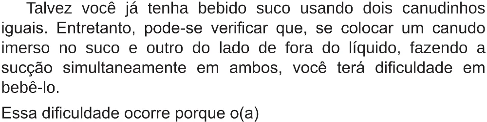 Trecho original com figura, tabela ou fórmula da questão 103 do ENEM 2018 - 2º Dia - Caderno 5 – Amarelo (Superampliada) – Aplicação regular.