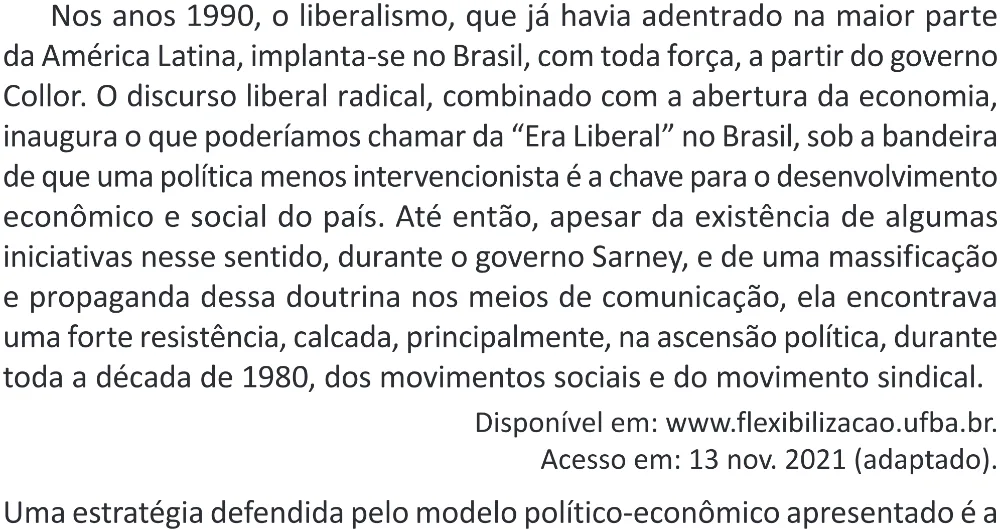Trecho original com figura, tabela ou fórmula da questão 83 do ENEM 2025 - 1º Dia – Caderno 9 – Laranja (Braile e ledor) – Aplicação Regular - (Superampliada) - Belém, Ananindeua e Marituba.