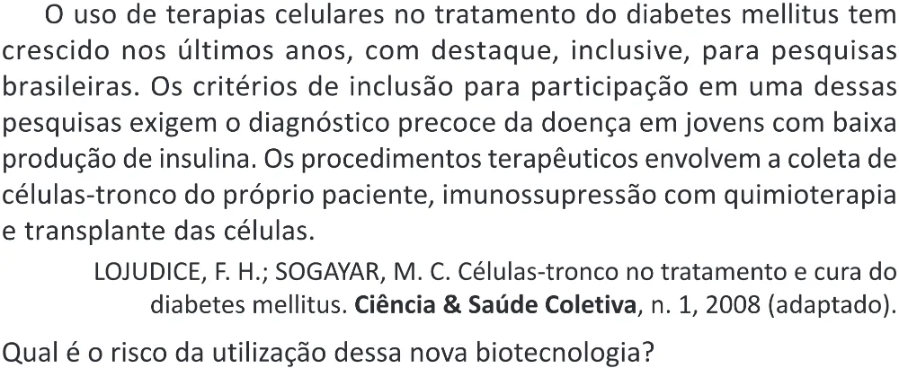 Trecho original com figura, tabela ou fórmula da questão 105 do ENEM 2025 - 2º Dia – Caderno 11 – Laranja (Braile e ledor) – Reaplicação - (Superampliada).