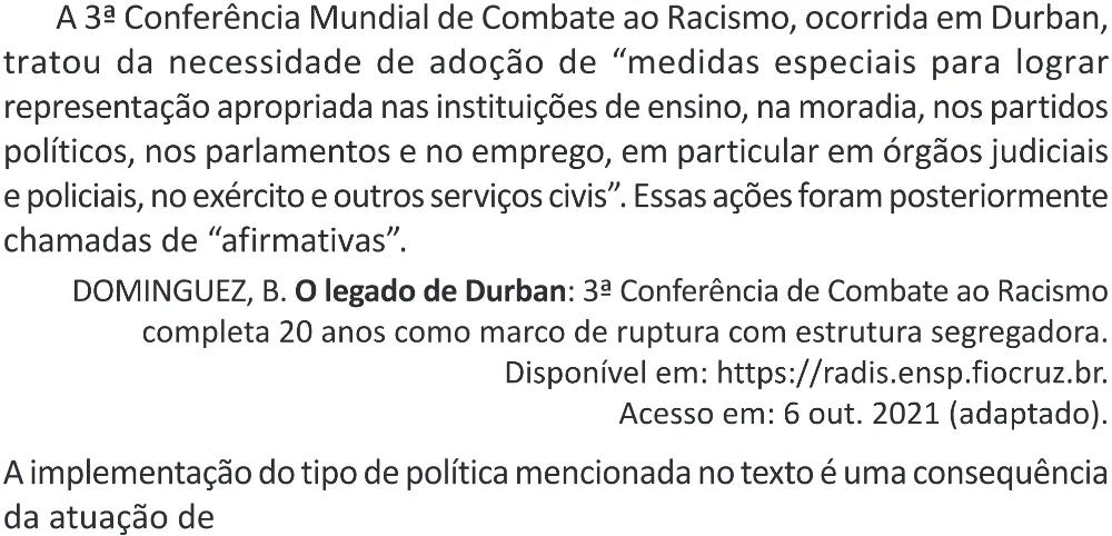 Trecho original com figura, tabela ou fórmula da questão 55 do ENEM 2025 - 1º Dia – Caderno 9 – Laranja (Braile e ledor) – Reaplicação - (Superampliada).