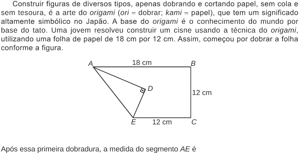 Trecho original com figura, tabela ou fórmula da questão 161 do ENEM 2019 - 2º Dia – Caderno 6 – Cinza (Ampliada) – Aplicação Regular.