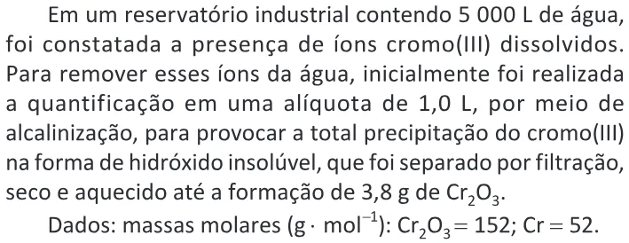 Trecho original com figura, tabela ou fórmula da questão 113 do ENEM 2025 - 2º Dia – Caderno 5 – Amarelo – Aplicação Regular - Belém, Ananindeua e Marituba.