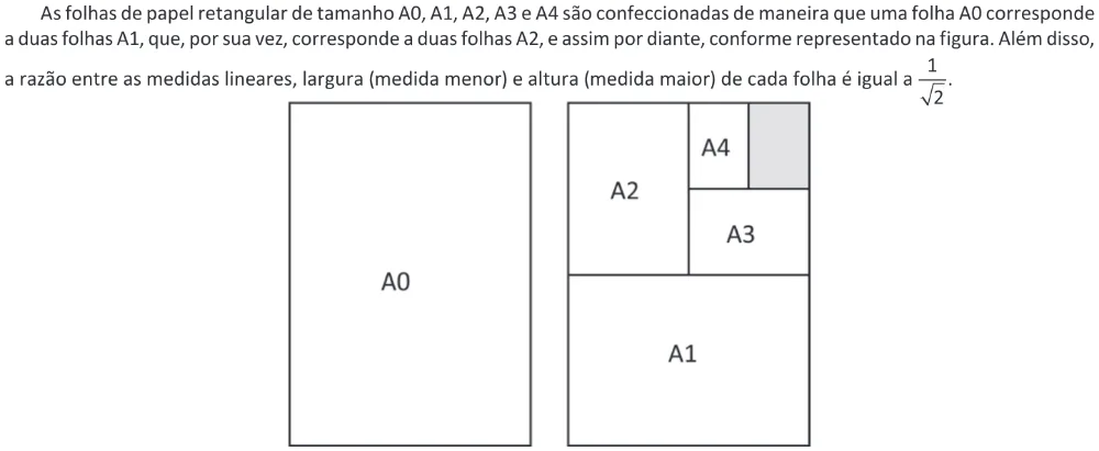 Trecho original com figura, tabela ou fórmula da questão 170 do ENEM 2025 - 2º Dia – Caderno 8 – Verde – Reaplicação.