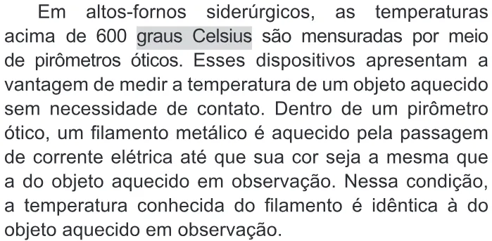 Trecho original com figura, tabela ou fórmula da questão 70 do ENEM 2015 - 1º Dia - Caderno 11 - Branco – Reaplicação/PPL - Ledor.