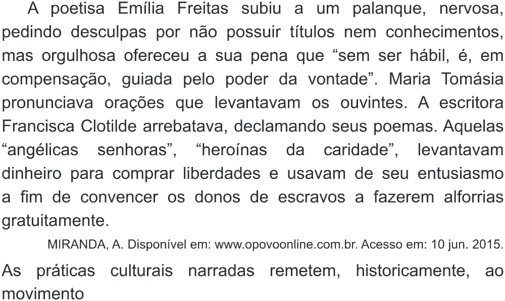 Trecho original com figura, tabela ou fórmula da questão 57 do ENEM 2018 - 1º Dia - Caderno 1 - Azul (Superampliada) – Aplicação regular.