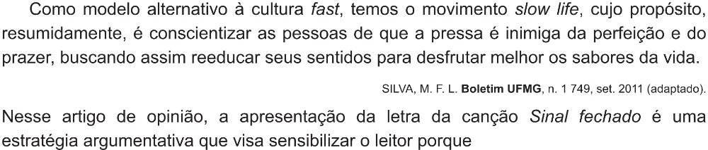 Trecho original com figura, tabela ou fórmula da questão 41 do ENEM 2021 - 1º Dia – Caderno 2 – Amarelo (Ampliada) – Aplicação Regular.