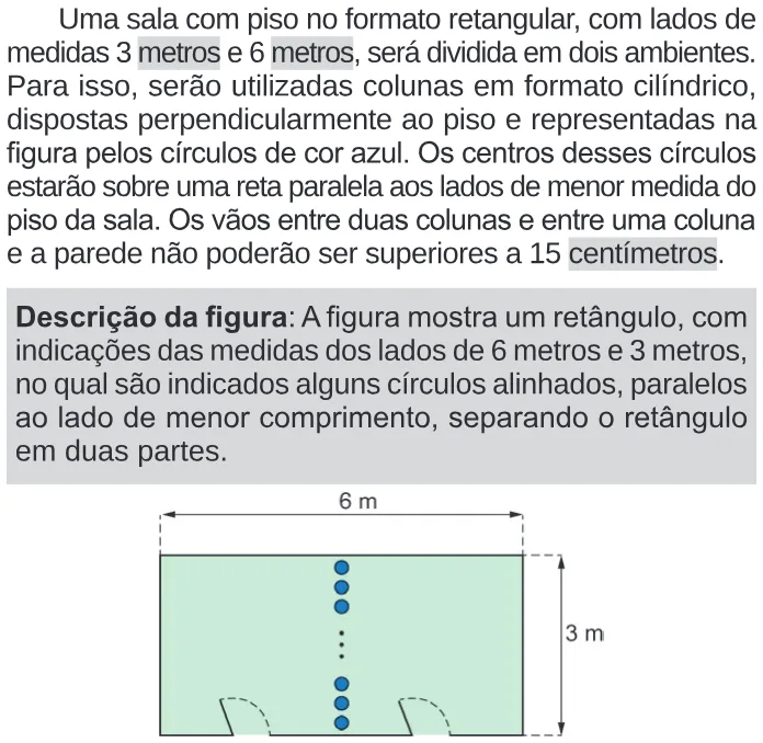 Trecho original com figura, tabela ou fórmula da questão 139 do ENEM 2024 - 2º Dia – Caderno 11 – Laranja (braile e ledor) – Aplicação Regular.