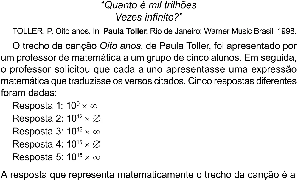 Trecho original com figura, tabela ou fórmula da questão 173 do ENEM 2023 - 2º Dia – Caderno 8 – Rosa (Superampliada) – Reaplicação/PPL.