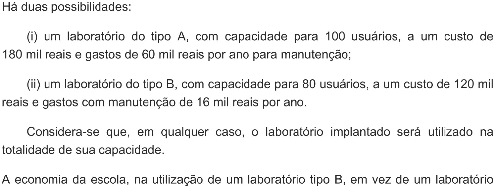 Trecho original com figura, tabela ou fórmula da questão 148 do ENEM 2021 - 2º Dia – Caderno 8 – Rosa – Aplicação digital.