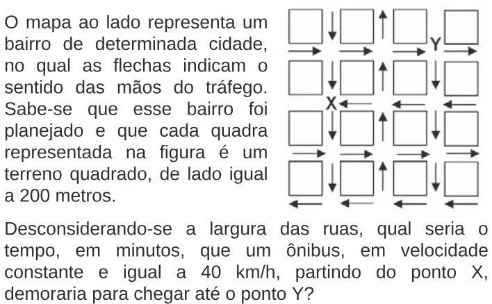 Trecho original com figura, tabela ou fórmula da questão 136 do ENEM 2009 - 2º Dia - Caderno 8 - Rosa.