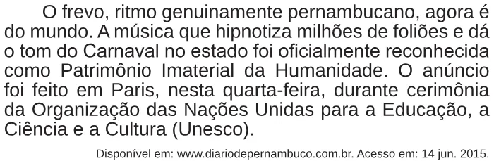 Trecho original com figura, tabela ou fórmula da questão 21 do ENEM 2017 - 1º Dia - Caderno 2 - Amarelo – Reaplicação/PPL.