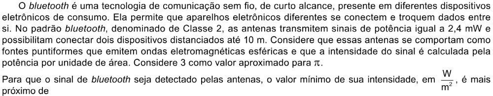 Trecho original com figura, tabela ou fórmula da questão 116 do ENEM 2023 - 2º Dia – Caderno 8 – Rosa – Aplicação Regular.