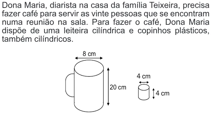 Trecho original com figura, tabela ou fórmula da questão 151 do ENEM 2010 - Dia 2 - Caderno 5 - Amarelo – Aplicação regular.