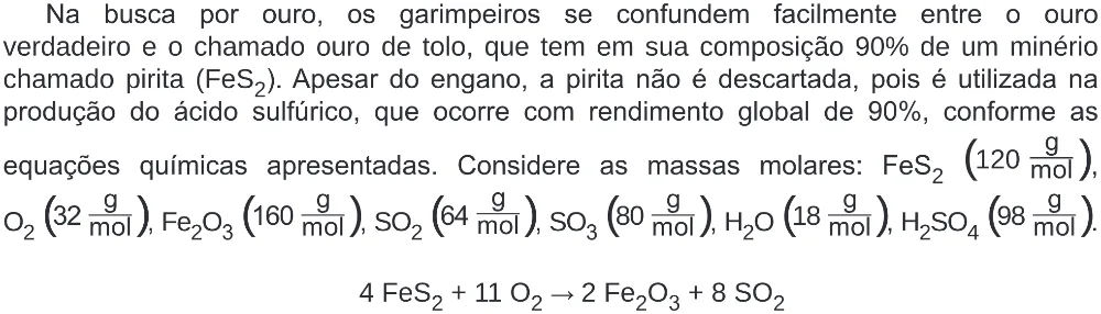 Trecho original com figura, tabela ou fórmula da questão 119 do ENEM 2019 - 2º Dia – Caderno 5 – Amarelo (Ampliada) – Reaplicação/PPL.