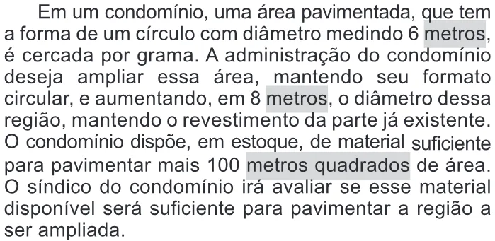 Trecho original com figura, tabela ou fórmula da questão 138 do ENEM 2019 - 2º Dia – Caderno 11 – Laranja (Braile e Ledor) – Aplicação Regular.