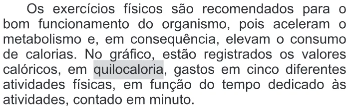 Trecho original com figura, tabela ou fórmula da questão 139 do ENEM 2019 - 2º Dia – Caderno 11 – Laranja (Braile e Ledor) – Aplicação Regular.