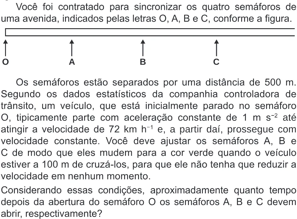 Trecho original com figura, tabela ou fórmula da questão 126 do ENEM 2020 - 2º Dia - Caderno 8 – Rosa (Superampliada) – Aplicação Regular.