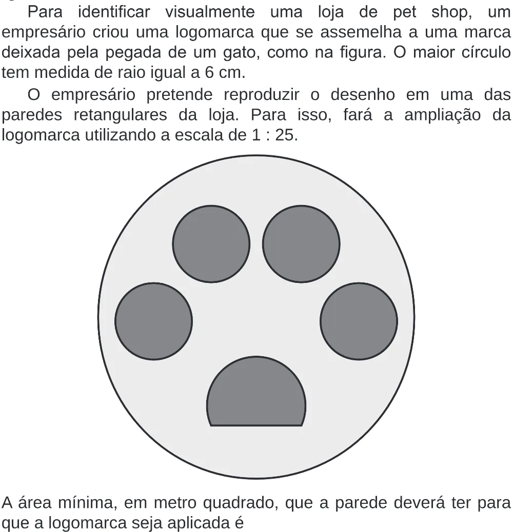 Trecho original com figura, tabela ou fórmula da questão 168 do ENEM 2020 - 2º Dia – Caderno 8 – Rosa (Superampliada) – Reaplicação/PPL.
