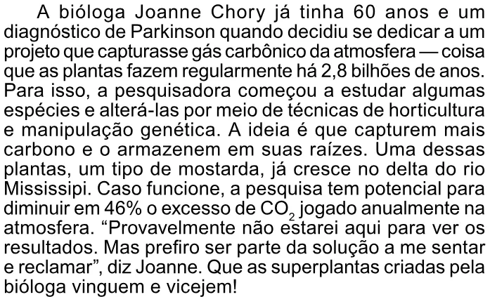 Trecho original com figura, tabela ou fórmula da questão 45 do ENEM 2023 - 1º Dia – Caderno 3 – Branco – Reaplicação/PPL.