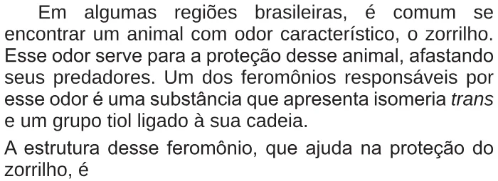 Trecho original com figura, tabela ou fórmula da questão 117 do ENEM 2017 - 2º Dia - Caderno 6 - Cinza – Reaplicação/PPL.