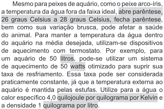 Trecho original com figura, tabela ou fórmula da questão 110 do ENEM 2020 - 2º Dia - Caderno 11 – Laranja (braile e ledor) – Aplicação Regular.