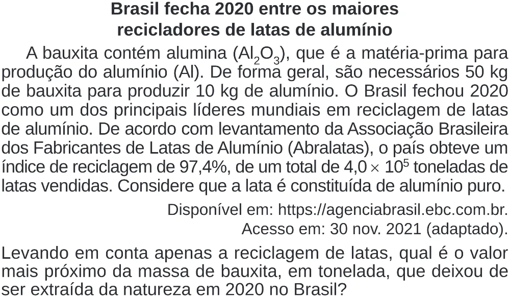 Trecho original com figura, tabela ou fórmula da questão 119 do ENEM 2024 - 2º Dia – Caderno 8 – Verde – Aplicação Regular - (Superampliada).