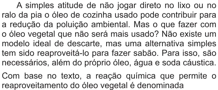 Trecho original com figura, tabela ou fórmula da questão 131 do ENEM 2021 - 2º Dia – Caderno 11 – Laranja (braile e ledor) – Aplicação Regular.