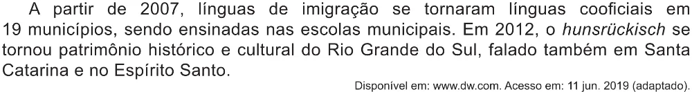 Trecho original com figura, tabela ou fórmula da questão 31 do ENEM 2021 - 1º Dia – Caderno 2 – Amarelo (Ampliada) – Reaplicação/PPL/Segunda Oportunidade.