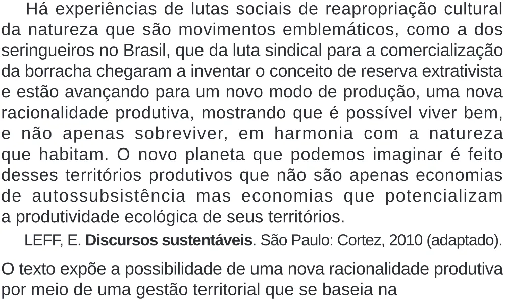 Trecho original com figura, tabela ou fórmula da questão 85 do ENEM 2024 - 1º Dia – Caderno 10 – Roxo (Libras) – Aplicação Regular - (Superampliada).