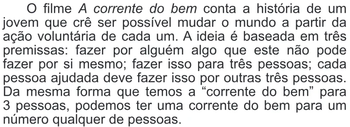 Trecho original com figura, tabela ou fórmula da questão 161 do ENEM 2014 - 2º Dia – Caderno 6 – Cinza – Terceira aplicação.