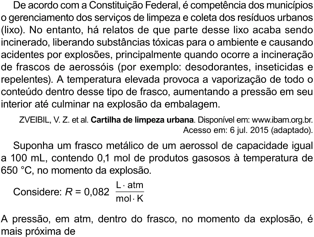 Trecho original com figura, tabela ou fórmula da questão 107 do ENEM 2023 - 2º Dia – Caderno 12 – Verde (Libras) – Aplicação Regular - (Superampliada).