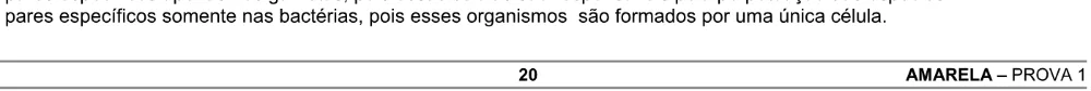 Alternativa E da questão 57 do ENEM 2004 - Caderno Amarelo.