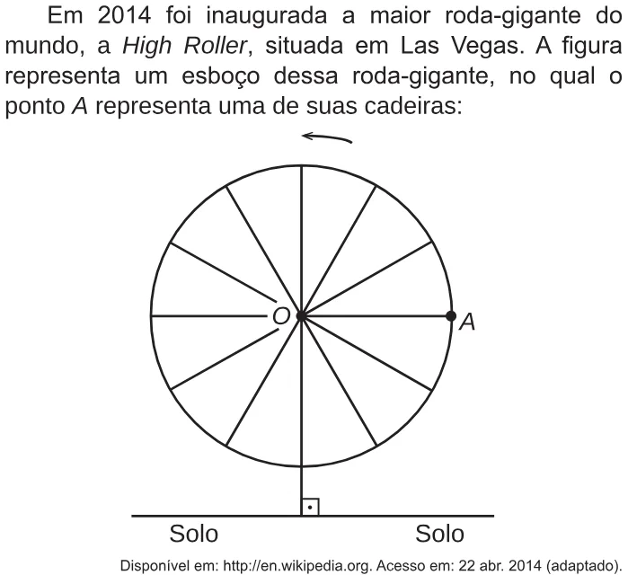 Trecho original com figura, tabela ou fórmula da questão 145 do ENEM 2018 - 2º Dia - Caderno 5 - Amarelo – Aplicação regular.