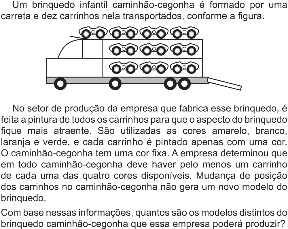 Trecho original com figura, tabela ou fórmula da questão 149 do ENEM 2017 - 2º Dia - Caderno 5 – Amarelo (Superampliada) – Aplicação regular.