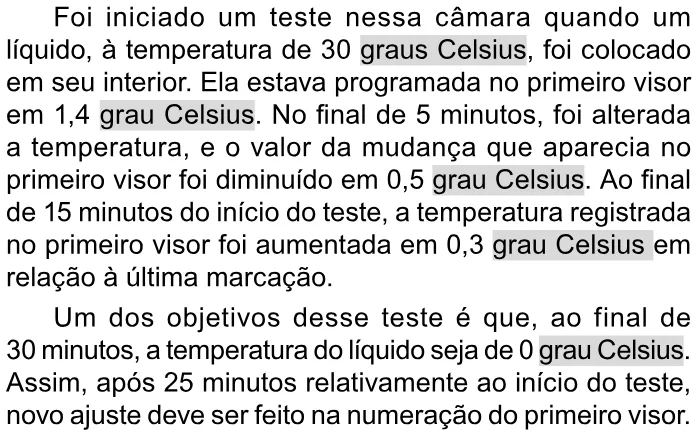 Trecho original com figura, tabela ou fórmula da questão 174 do ENEM 2023 - 2º Dia – Caderno 11 – Laranja (braile e ledor) – Reaplicação/PPL.