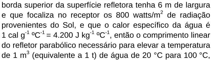 Trecho original com figura, tabela ou fórmula da questão 35 do ENEM 2009 - 1º Dia - Caderno 2 - Amarelo.