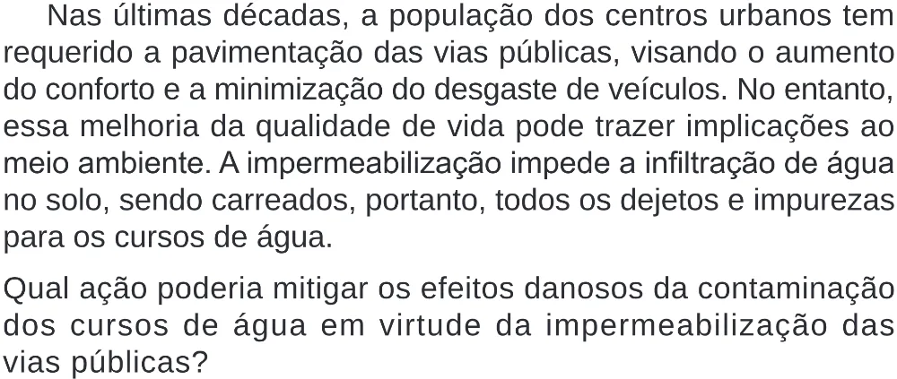 Trecho original com figura, tabela ou fórmula da questão 126 do ENEM 2024 - 2º Dia – Caderno 8 – Verde (Superampliada) – Reaplicação/PPL.