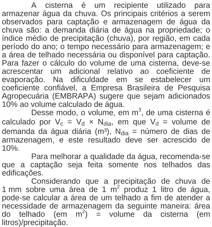 Trecho original com figura, tabela ou fórmula da questão 179 do ENEM 2009 - 2º Dia - Caderno 7 - Azul.