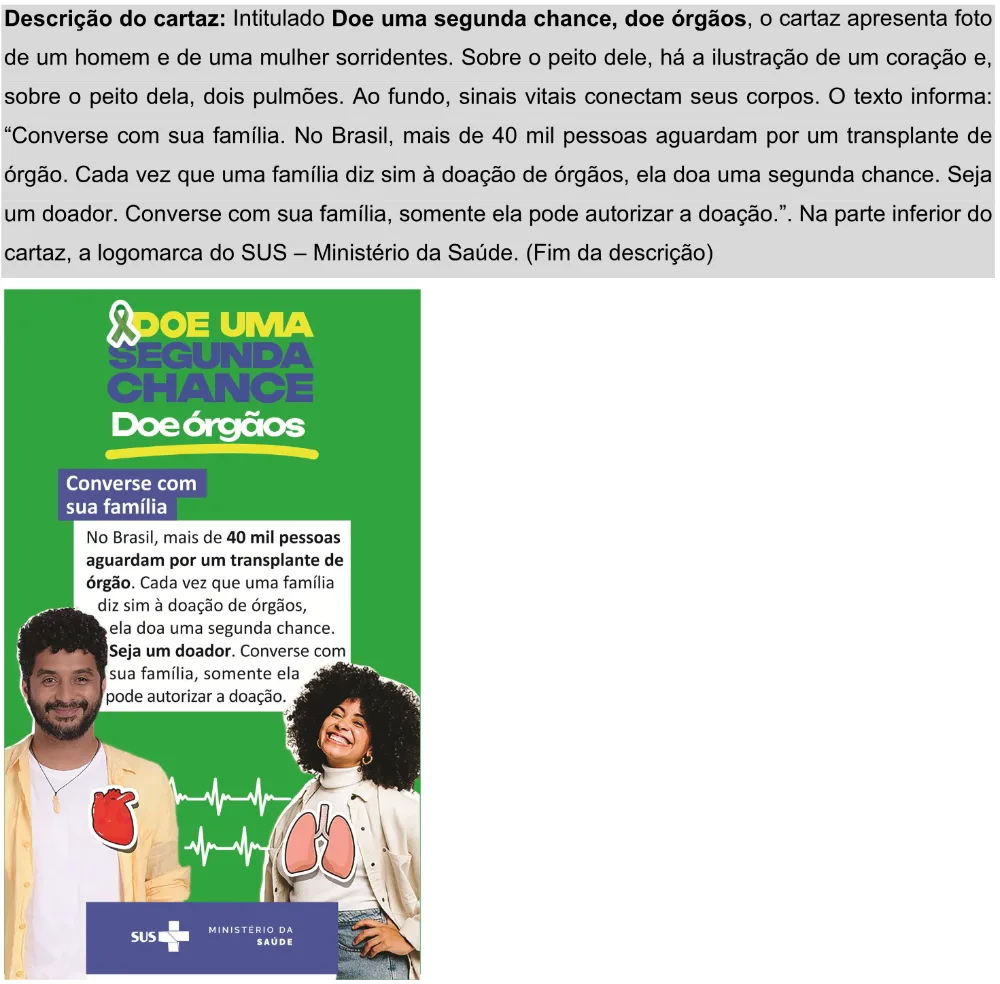 Trecho original com figura, tabela ou fórmula da questão 22 do ENEM 2025 - 1º Dia – Caderno 9 – Laranja (Braile e ledor) – Aplicação Regular - Leitor de tela (NVDA) - Belém, Ananindeua e Marituba.