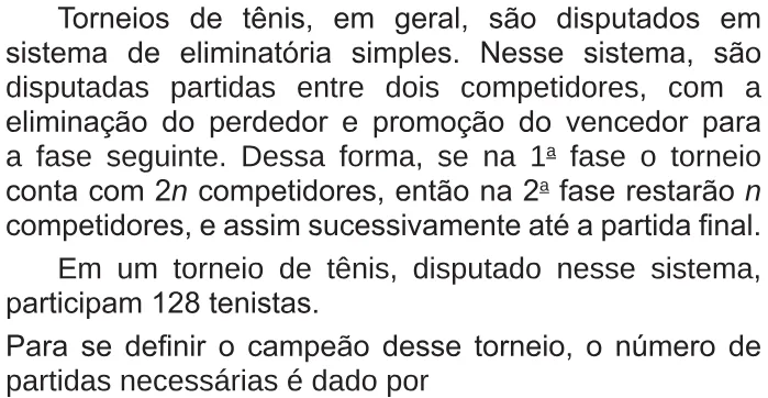 Trecho original com figura, tabela ou fórmula da questão 149 do ENEM 2018 - 2º Dia - Caderno 5 - Amarelo – Aplicação regular.