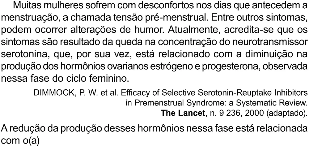 Trecho original com figura, tabela ou fórmula da questão 121 do ENEM 2023 - 2º Dia – Caderno 12 – Verde (Libras) – Aplicação Regular - (Superampliada).