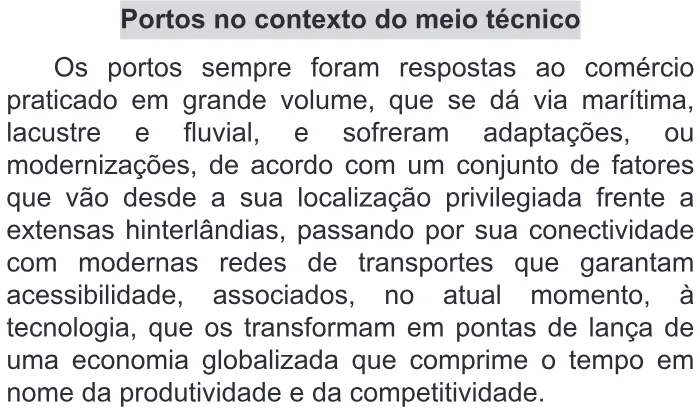 Trecho original com figura, tabela ou fórmula da questão 65 do ENEM 2018 - 1º Dia - Caderno 9 – Laranja (Braile e Ledor) – Aplicação regular.