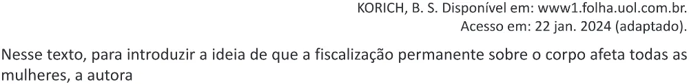 Trecho original com figura, tabela ou fórmula da questão 31 do ENEM 2025 - 1º Dia – Caderno 10 – Roxo (Libras) – Aplicação Regular - (Ampliada).