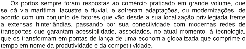 Trecho original com figura, tabela ou fórmula da questão 65 do ENEM 2018 - 1º Dia - Caderno 1 - Azul (Ampliada) – Aplicação regular.